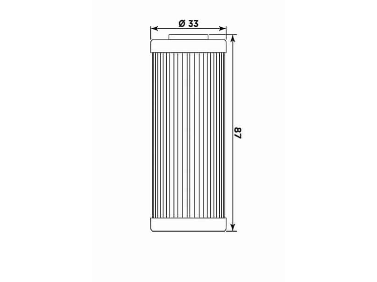 Filtro Óleo MIW KTM 450/505/530 HF652 KT8003  2