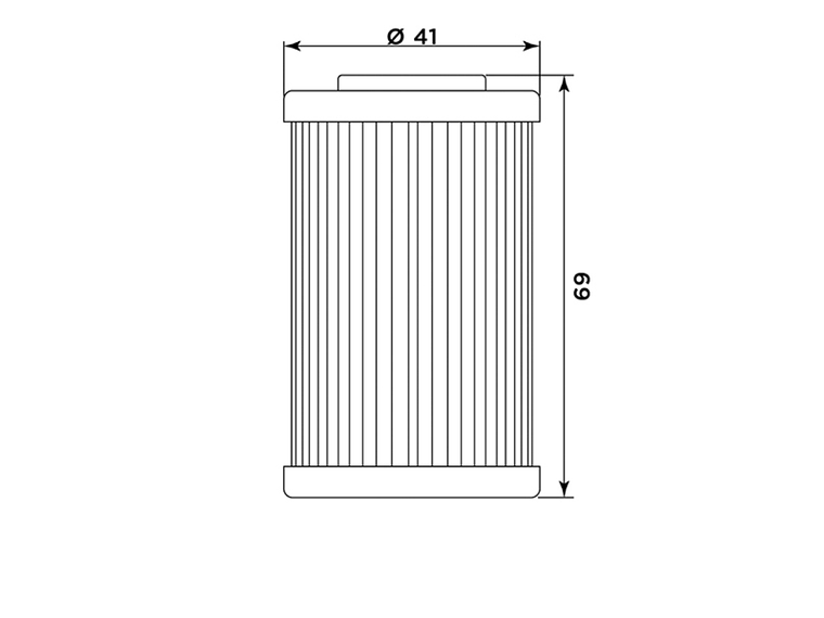 Filtro Óleo MIW KTM HF655 KT8007  2