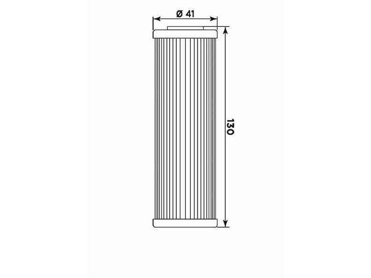 Filtro Óleo MIW KTM HF658 KT8006  2
