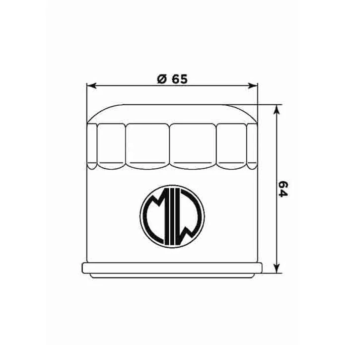 Filtro Óleo MIW Honda HF951 H1019  2