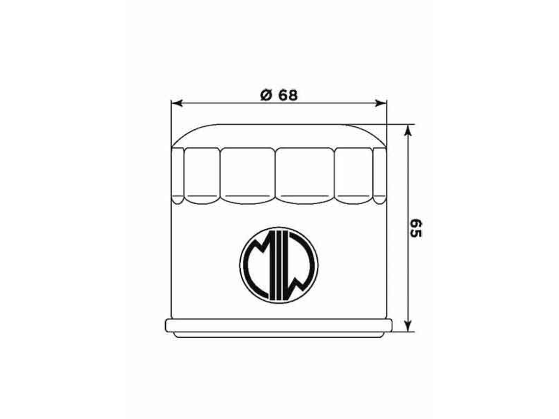 Filtro Óleo MIW Suzuki Burgman 650 HF975 S2018  2