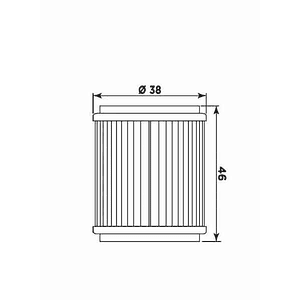 Filtro Óleo Yamaha HF981 Y4018 