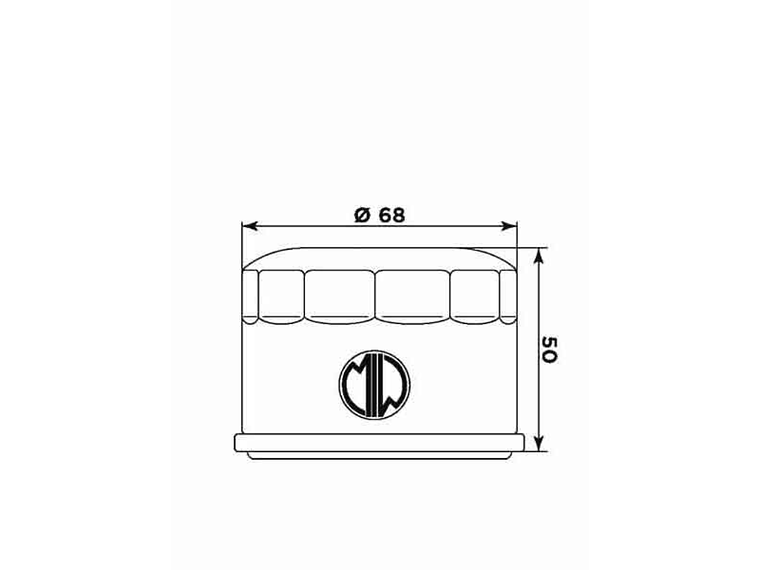 Filtro Óleo Yamaha/Kymco HF985 Y4016  2