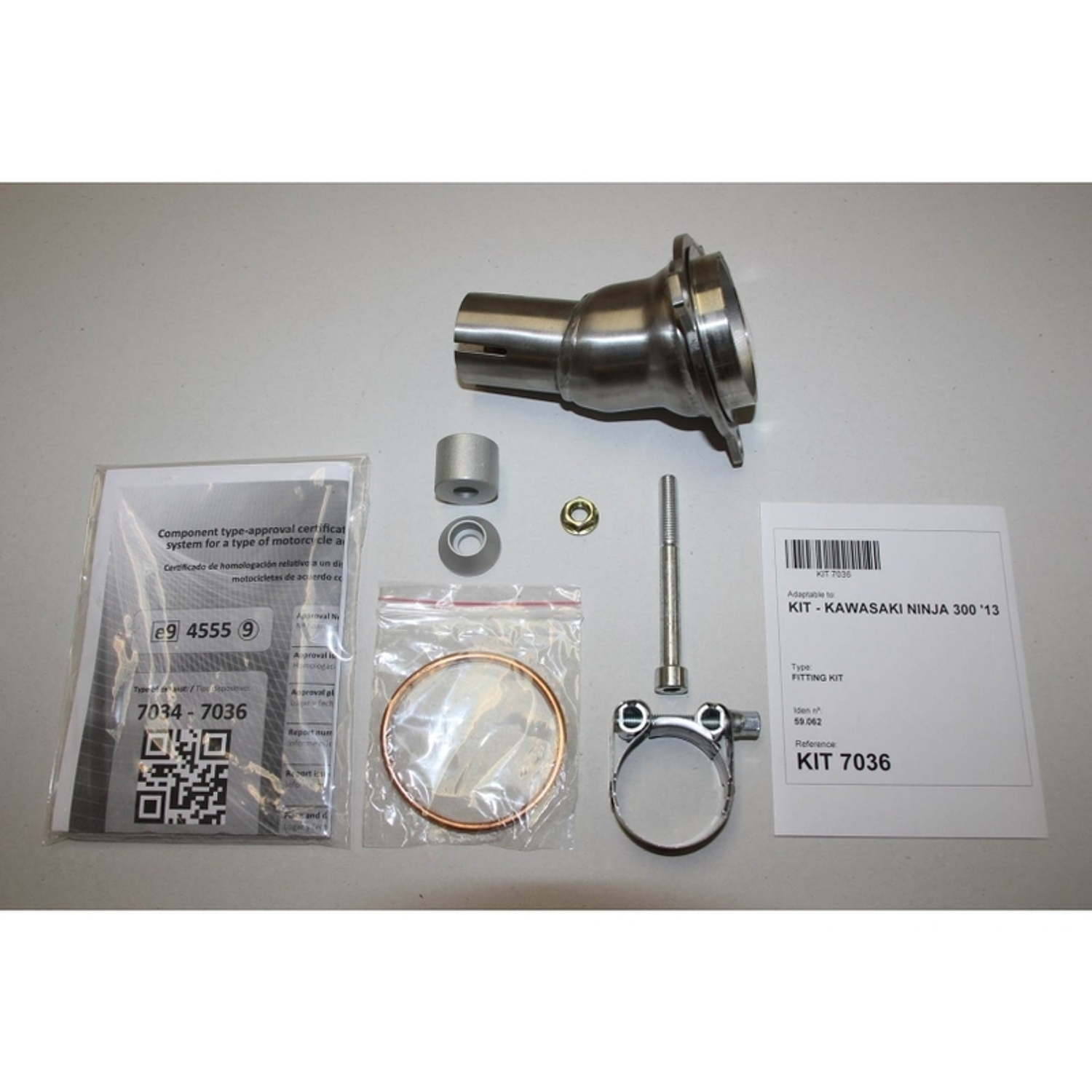  Ponteira de Escape IXIL Kawasaki Ninja 250-300 R  3