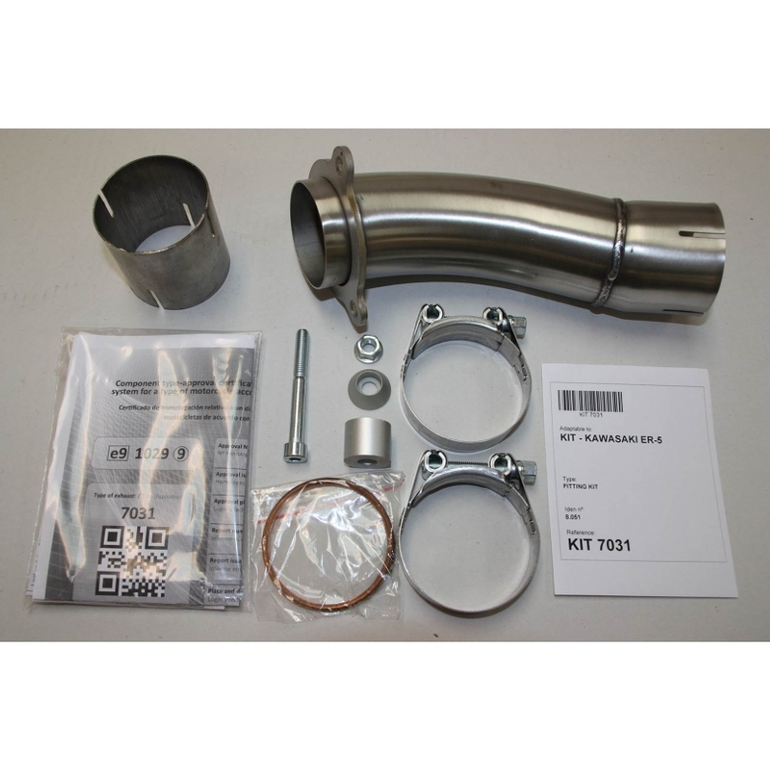 Ponteira de Escape IXIL Kawasaki ER-5  3