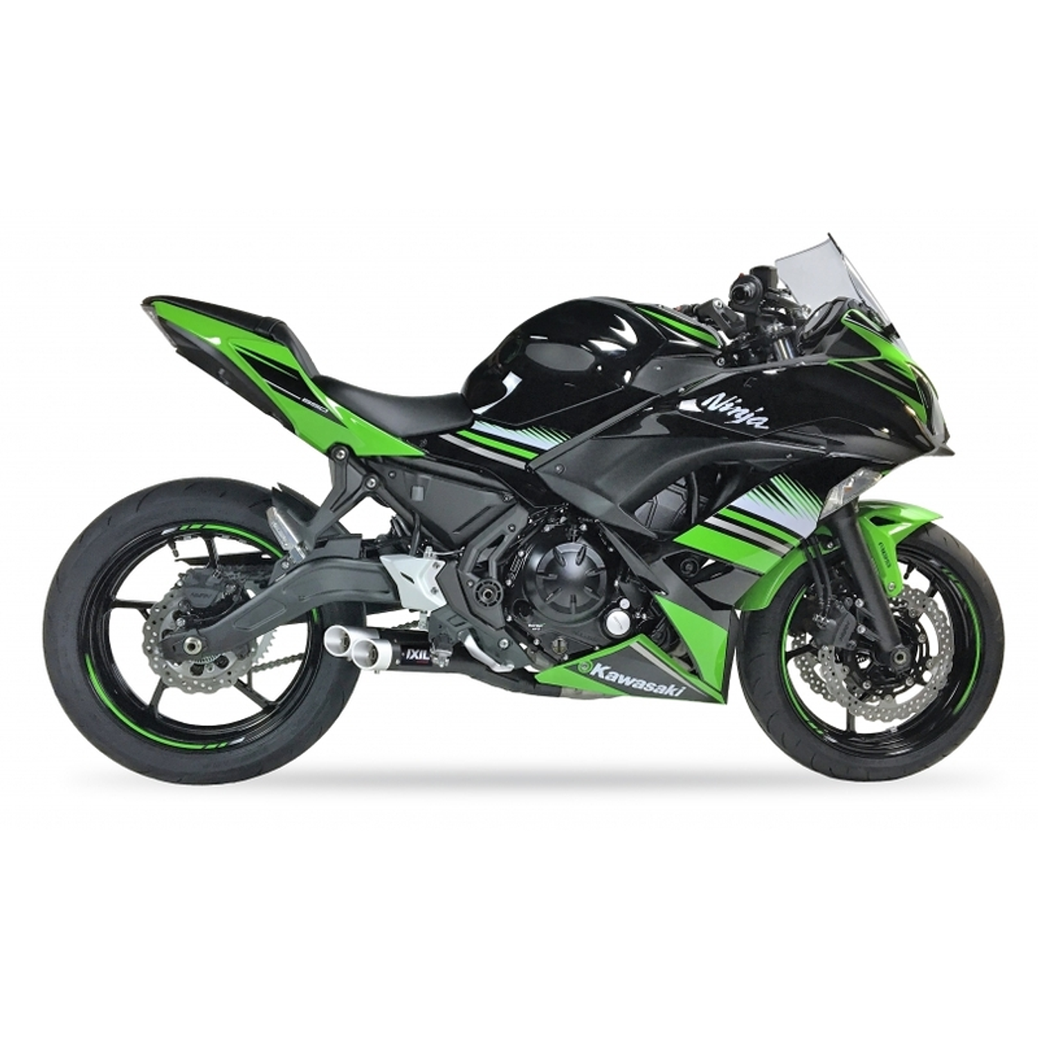 Ponteira de Escape IXIL Kawasaki Z650/Ninja 650  2