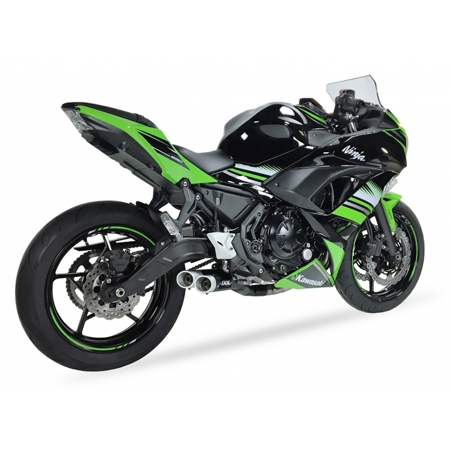 Ponteira de Escape IXIL Kawasaki Z650/Ninja 650  3