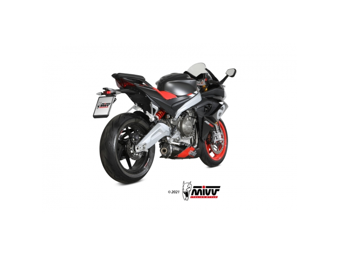 Escape MIVV DELTA RACE Preto APRILIA RS 660 2020-23 / TUONO 660 2021-23  2
