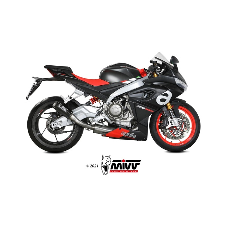 Escape MIVV MK3 Carbono Aprilia RS 660 2020-23 / Tuono 660 2021-23  1