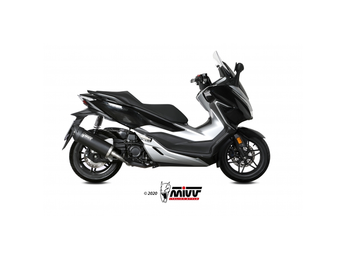 Escape MIVV Mover HONDA FORZA 300 2018-20 (Preto)  1