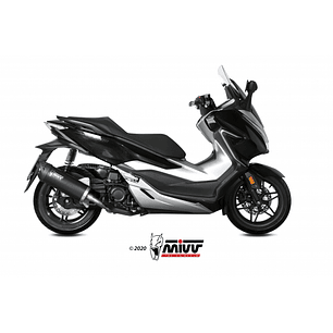 Escape MIVV Mover HONDA FORZA 300 2018-20 (Preto) 