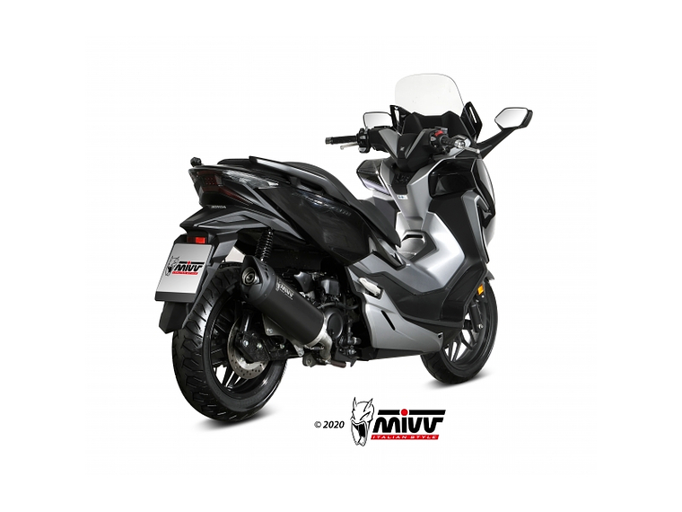 Escape MIVV Mover HONDA FORZA 300 2018-20 (Preto)  2