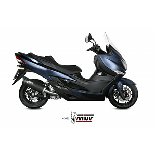 Escape MIVV Suzuki Burgman 400 2017-20 (Preto) 
