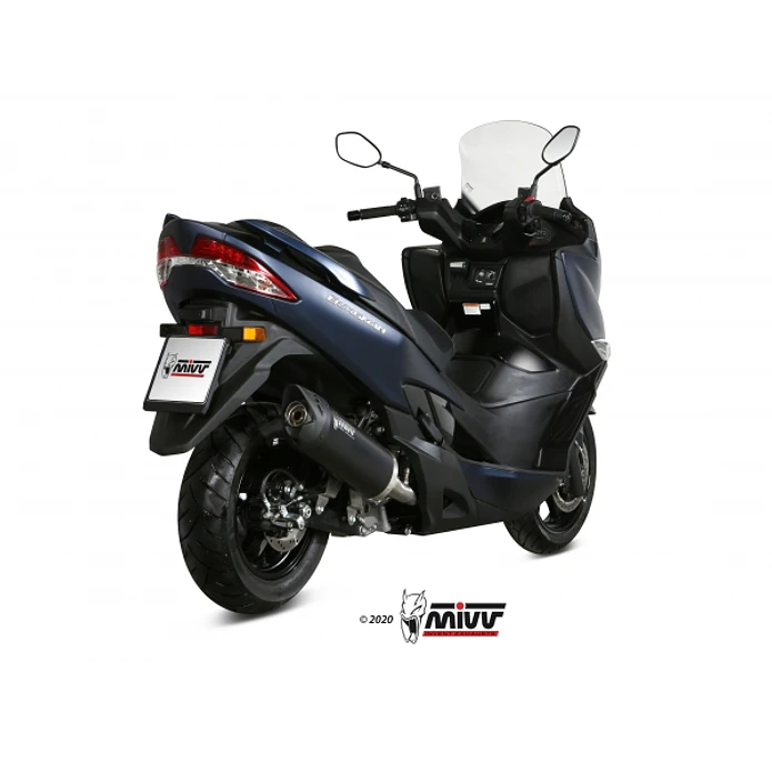 Escape MIVV Suzuki Burgman 400 2017-20 (Preto)  2