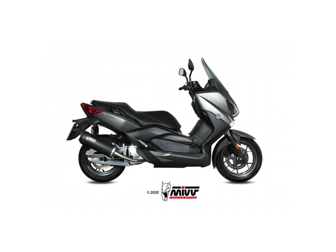 Escape MIVV YAMAHA X-MAX 125 2017-20 (Preto)  1