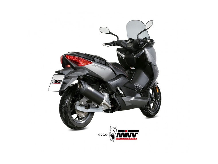 Escape MIVV YAMAHA X-MAX 125 2017-20 (Preto)  2