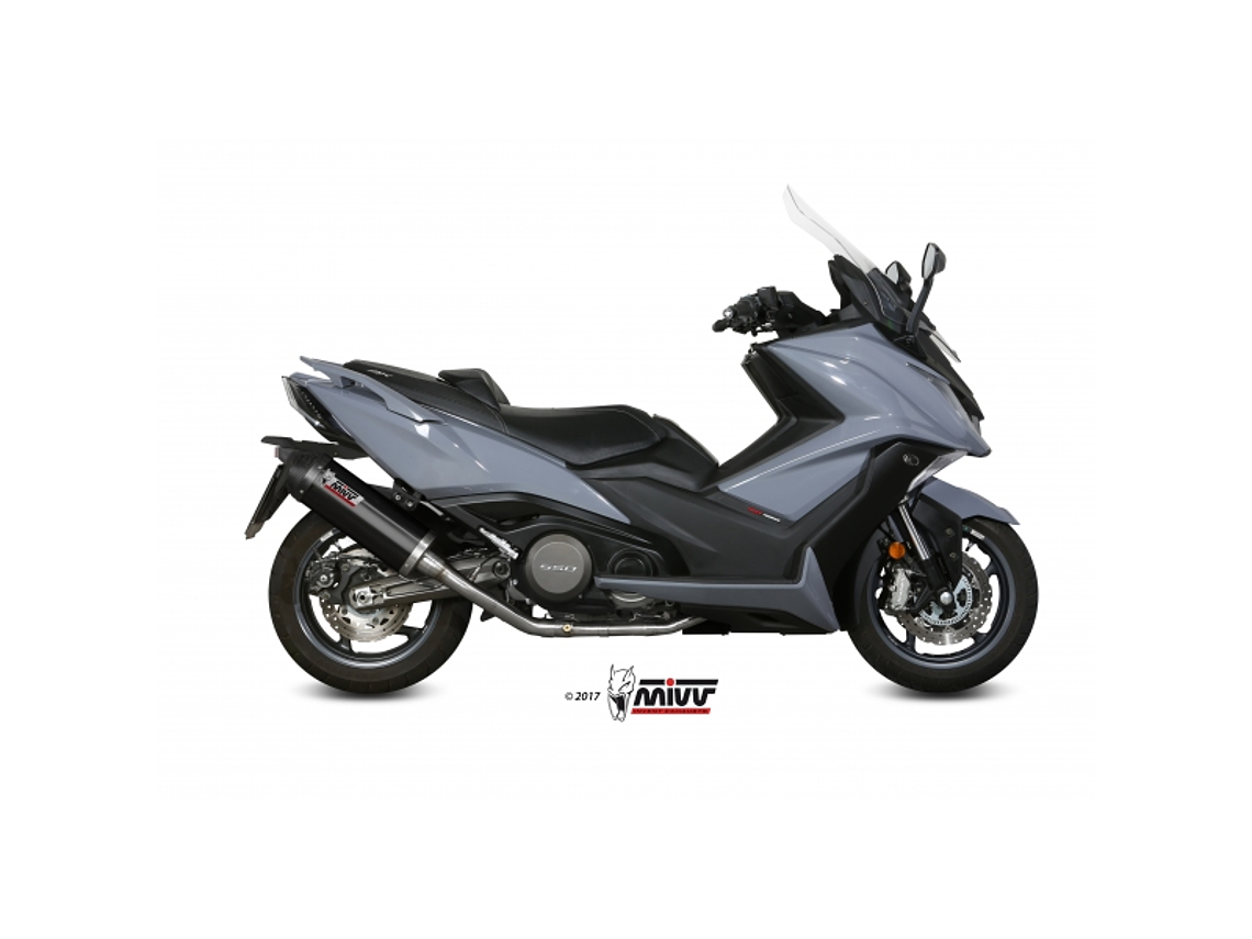 Escape MIVV KYMCO AK550 2017-20 (Carbono)  1