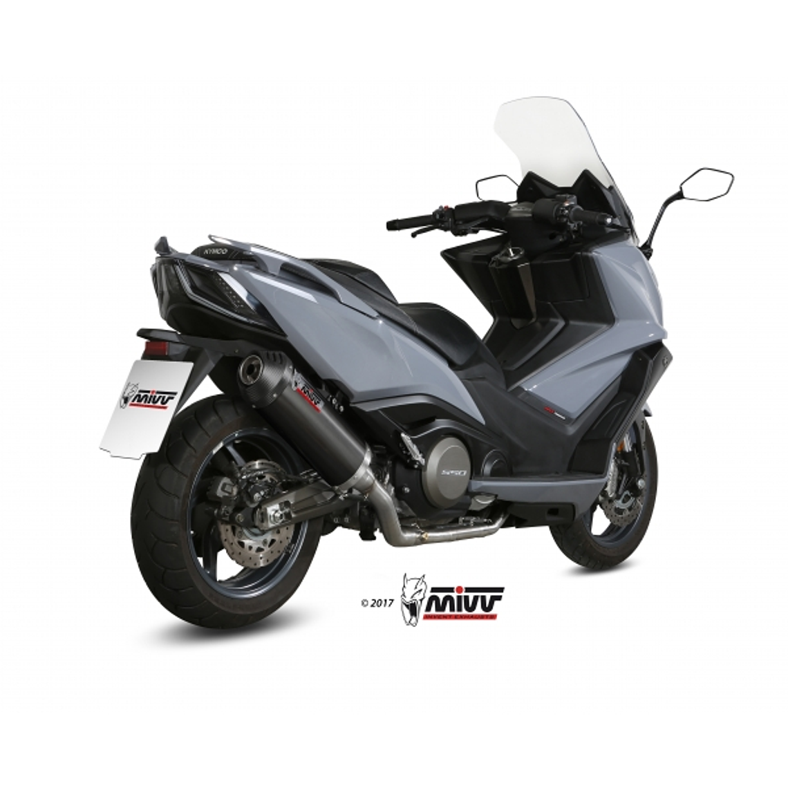 Escape MIVV KYMCO AK550 2017-20 (Carbono)  2