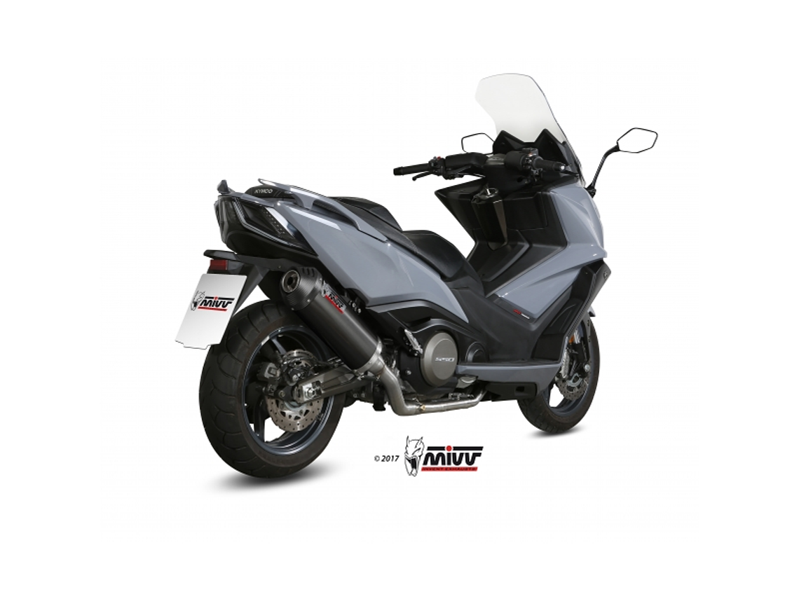 Escape MIVV KYMCO AK550 2017-20 (Carbono)  2