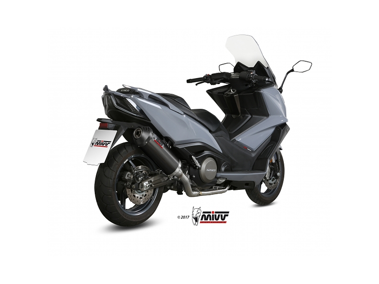 Escape MIVV KYMCO AK550 2017-20 (Carbono)  2