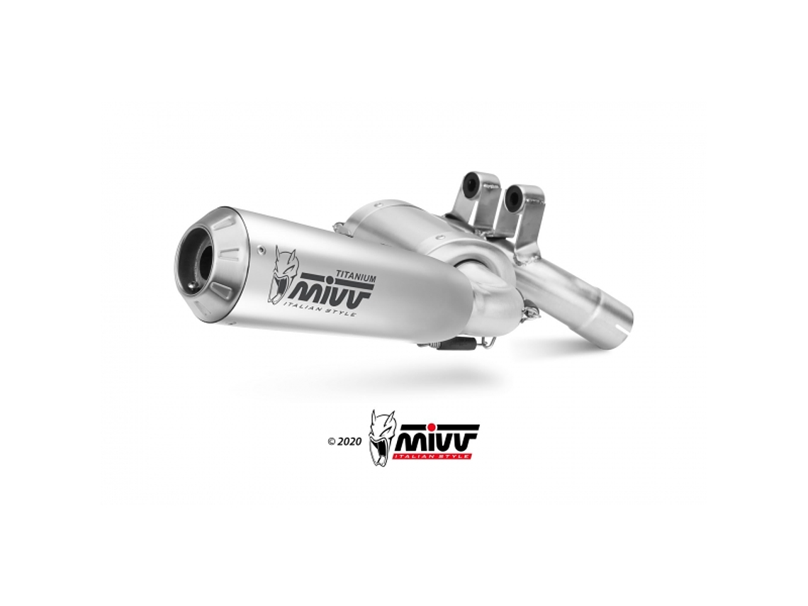 Escape MIVV X-M1 BMW F 900 XR 2020-23 (Titânio)  3