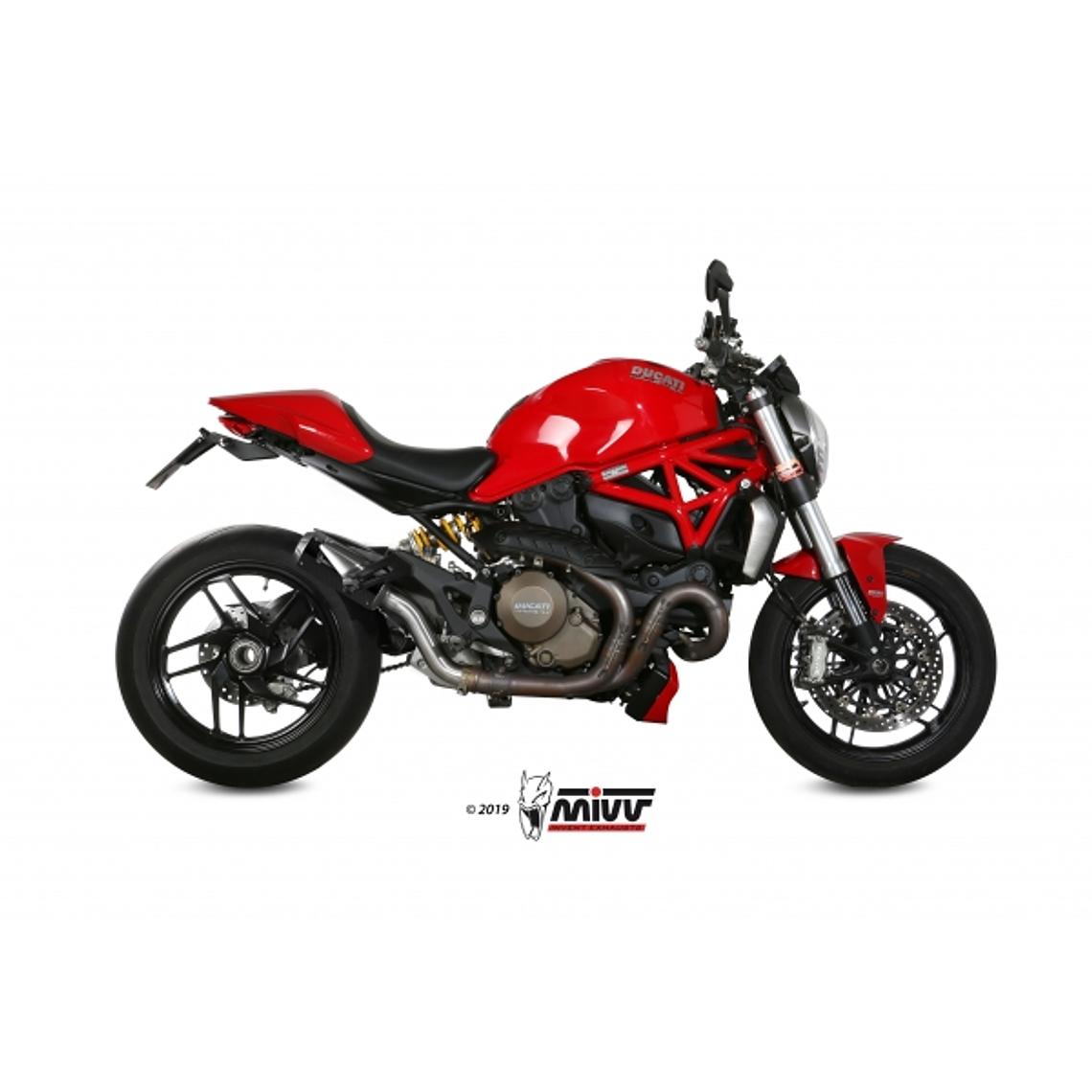 Escape MIVV MK3 Ducati Mosnter 821 2014-17 / Monster1200 / S 2014-16 1