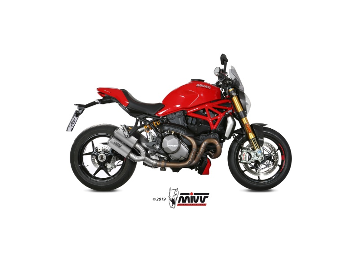 Escape Duplo MIVV MK3 Ducati Monster 821 2018-20 / Monster 1200 2017-21 1