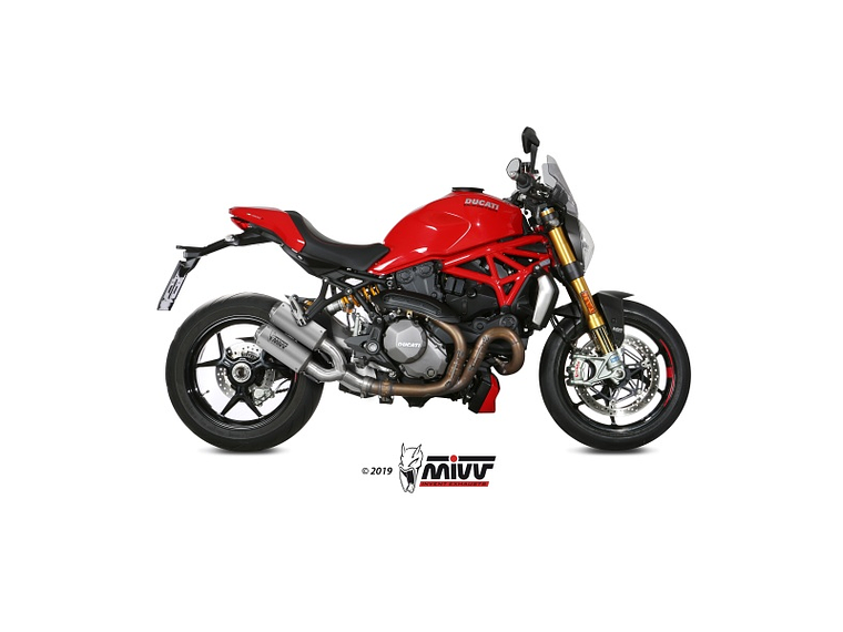 Escape Duplo MIVV MK3 Ducati Monster 821 2018-20 / Monster 1200 2017-21 1