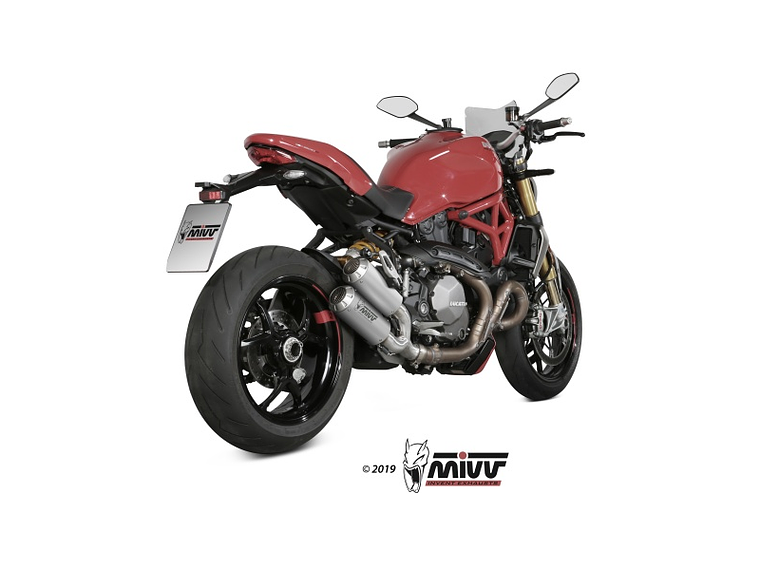 Escape Duplo MIVV MK3 Ducati Monster 821 2018-20 / Monster 1200 2017-21 2