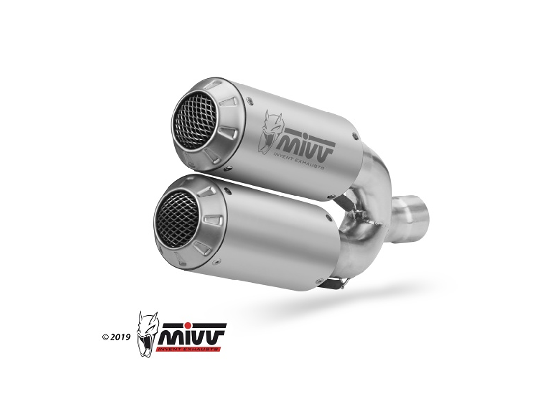 Escape Duplo MIVV MK3 Ducati Monster 821 2018-20 / Monster 1200 2017-21 3