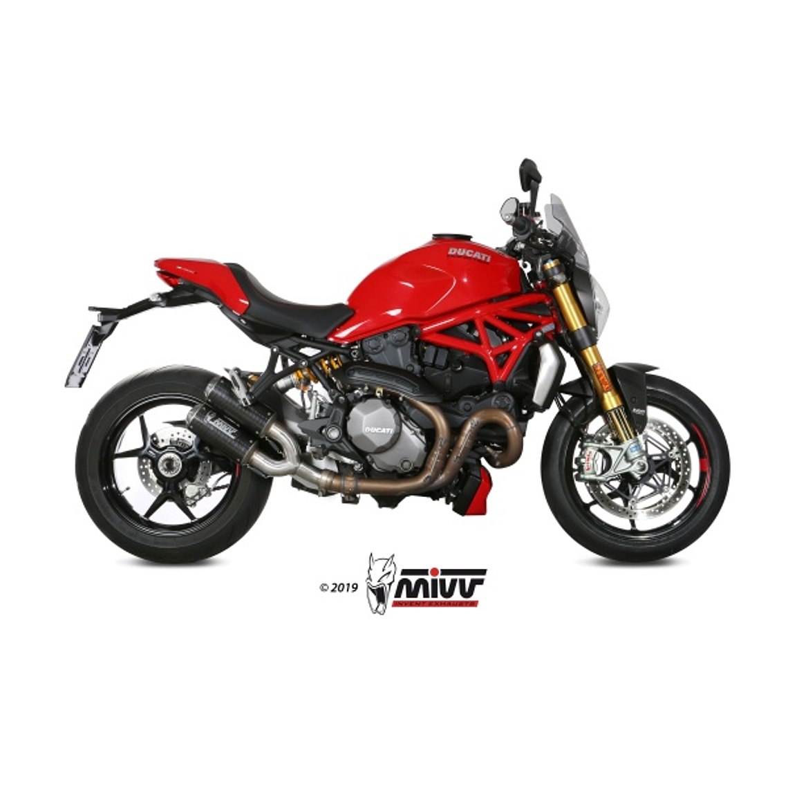Escape Duplo MIVV MK3 Ducati Monster 821 2018-20 / Monster 1200 2017-21 4