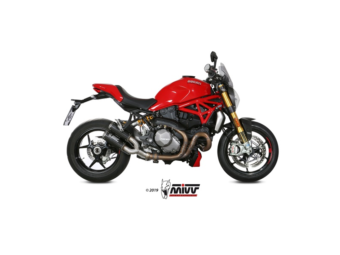 Escape Duplo MIVV MK3 Ducati Monster 821 2018-20 / Monster 1200 2017-21 4