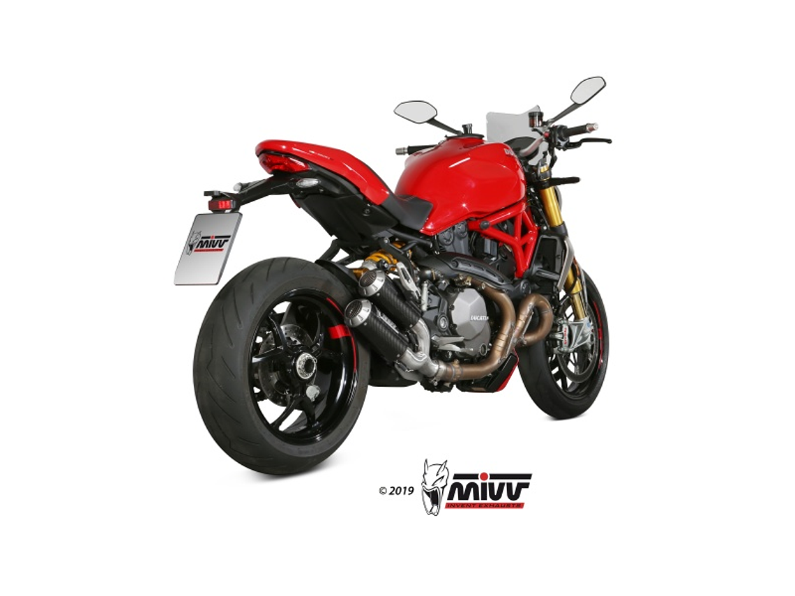 Escape Duplo MIVV MK3 Ducati Monster 821 2018-20 / Monster 1200 2017-21 5