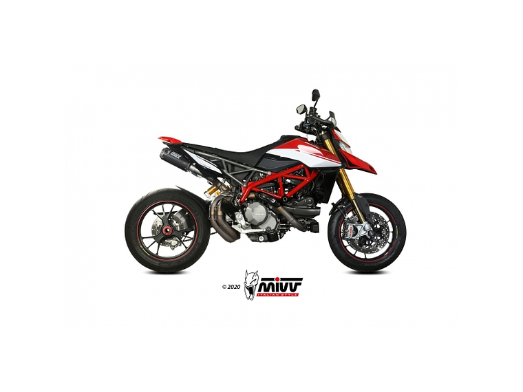 Escape Duplo MIVV MK3 Ducati Hypermotard 950 / SP / RVE 2019-22 (Carbono)  1