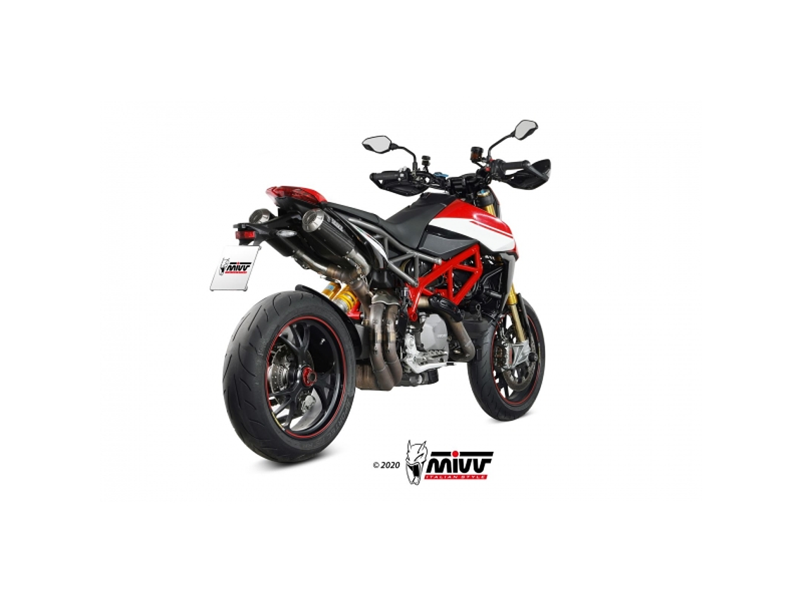 Escape Duplo MIVV MK3 Ducati Hypermotard 950 / SP / RVE 2019-22 (Carbono)  2