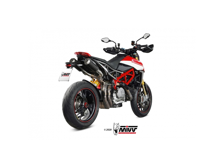 Escape Duplo MIVV MK3 Ducati Hypermotard 950 / SP / RVE 2019-22 (Carbono)  2