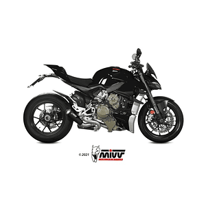 Escape MIVV X-M1 Ducati Streetfighter V4 2020-22 (Preto) 