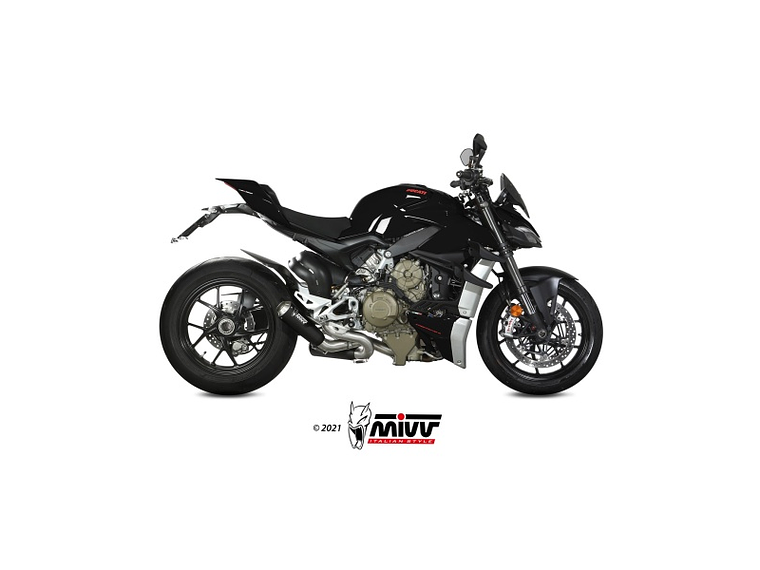 Escape MIVV X-M1 Ducati Streetfighter V4 2020-22 (Preto)  1
