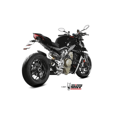 Escape MIVV X-M1 Ducati Streetfighter V4 2020-22 (Preto) 