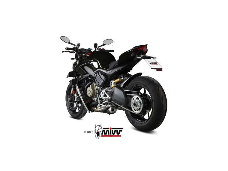 Escape MIVV X-M1 Ducati Streetfighter V4 2020-22 (Preto)  4