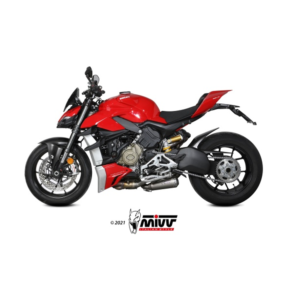 Escape MIVV X-M1 Ducati Streetfighter V4 2020-22 