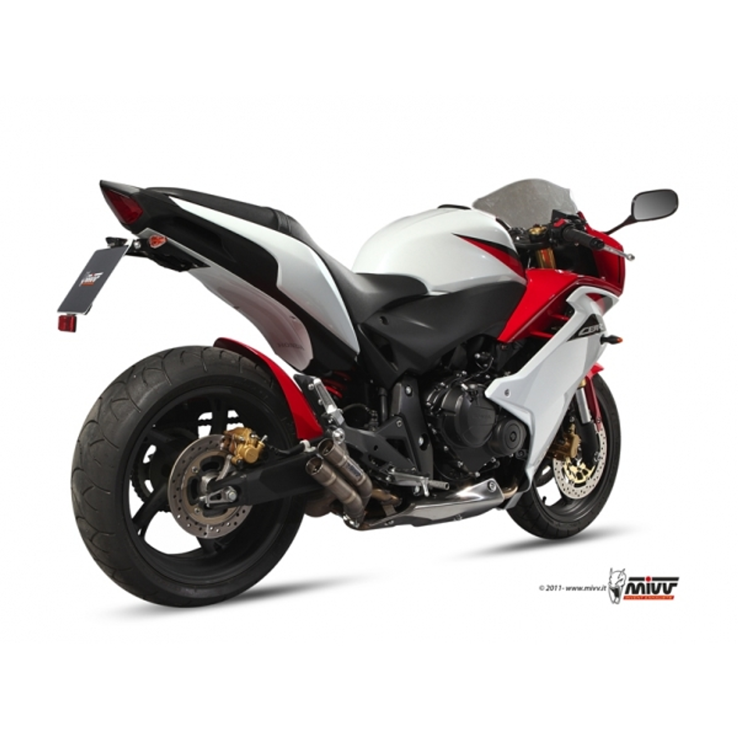 Escape MIVV Double Gun Honda CBR 600 F 2011-13 / Hornet 600 2007-13  2