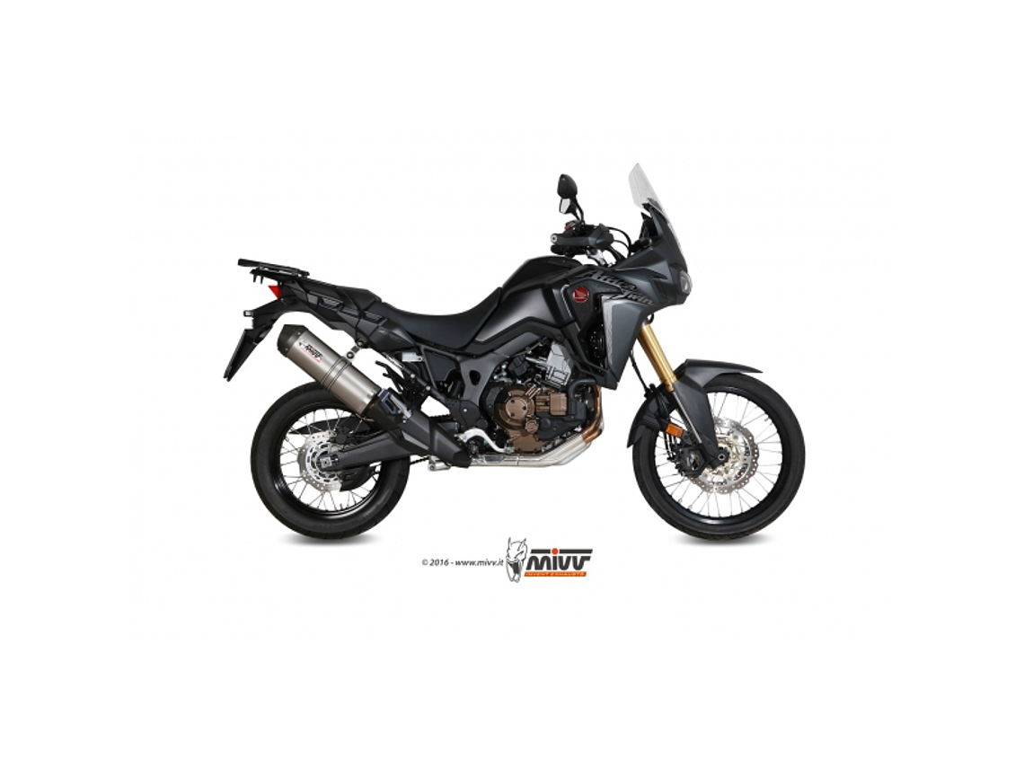 Escape MIVV Oval Honda CRF 1000 L Africa Twin 2016-19 1