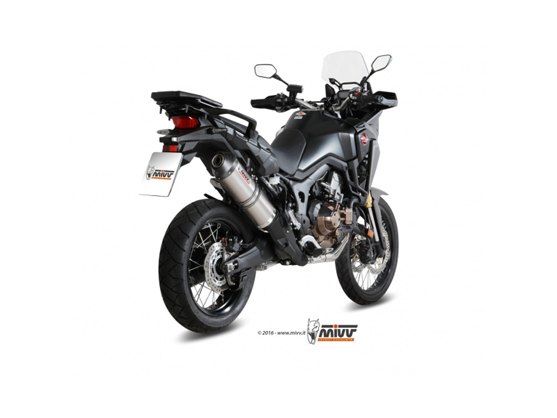 Escape MIVV Oval Honda CRF 1000 L Africa Twin 2016-19 2