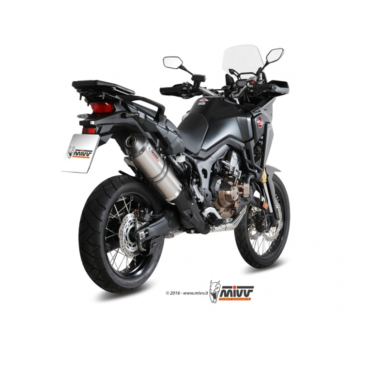 Escape MIVV Oval Honda CRF 1000 L Africa Twin 2016-19 2
