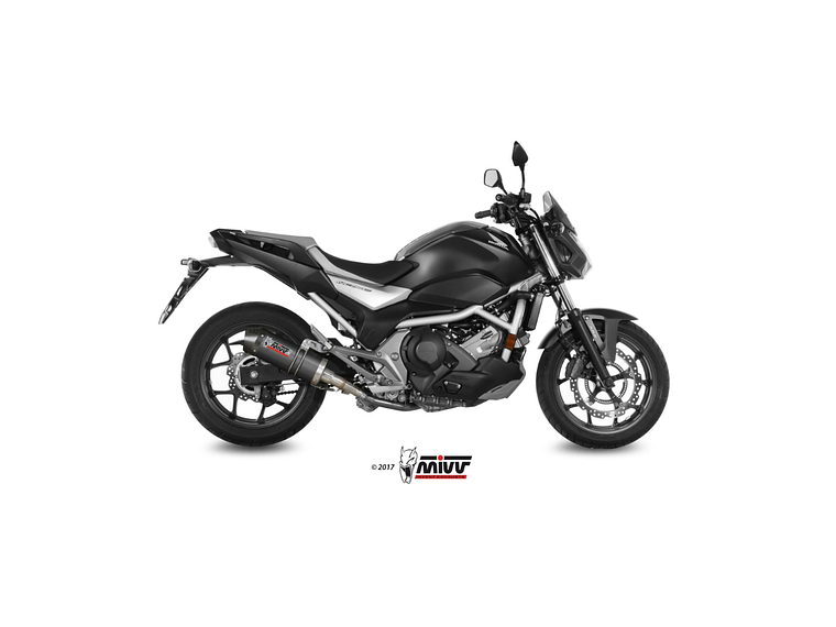 Escape MIVV Oval Honda Integra 750 2016-20 / NC 750 S / X 2016-22  1