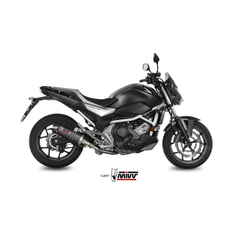 Escape MIVV Oval Honda Integra 750 2016-20 / NC 750 S / X 2016-22  1