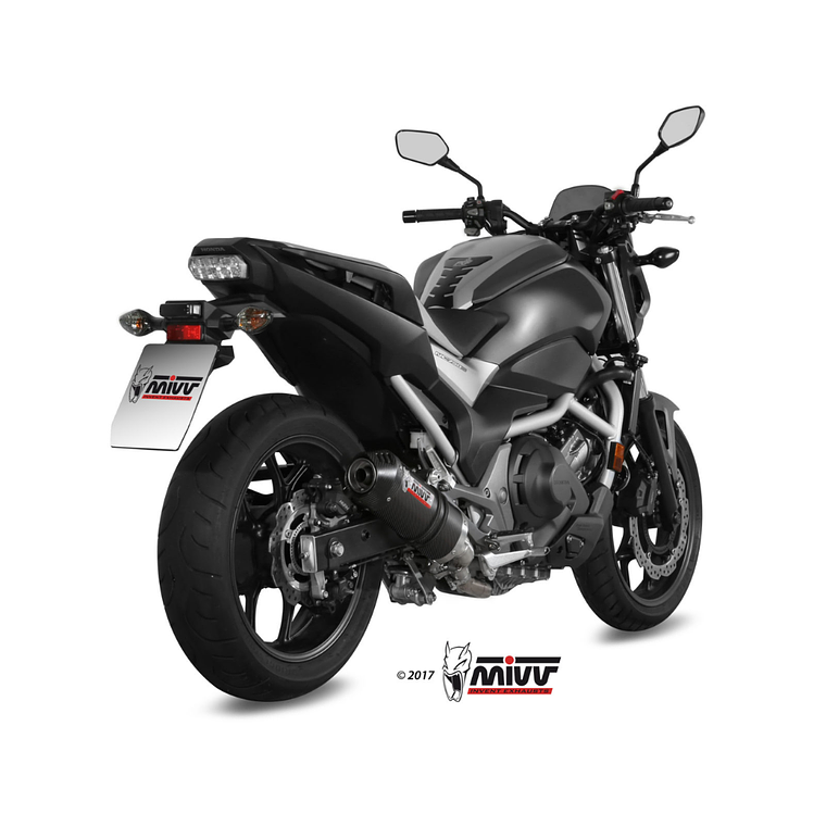 Escape MIVV Oval Honda Integra 750 2016-20 / NC 750 S / X 2016-22  2