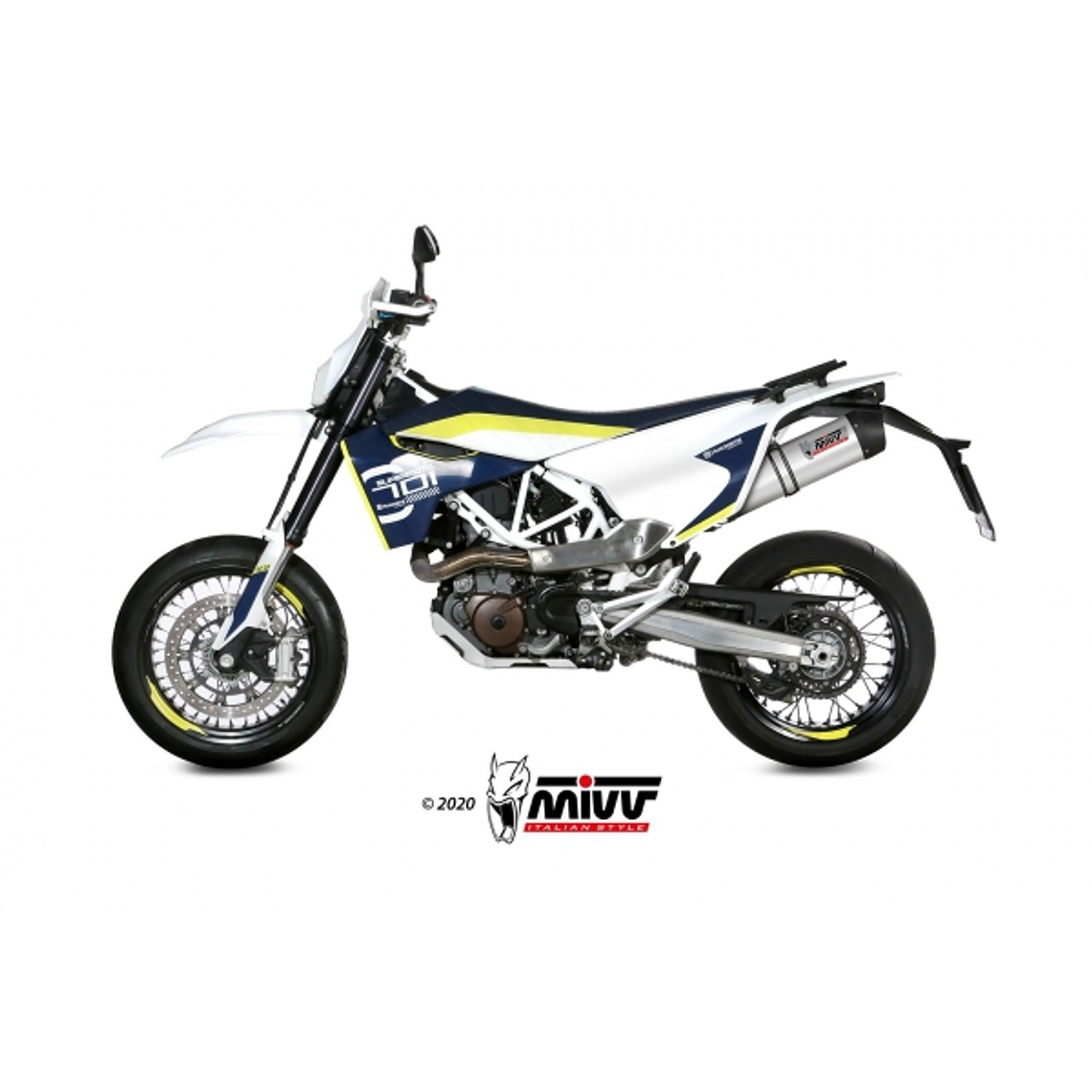Escape MIVV Husqvarna 701 Enduro / Supermoto 2017-20  1