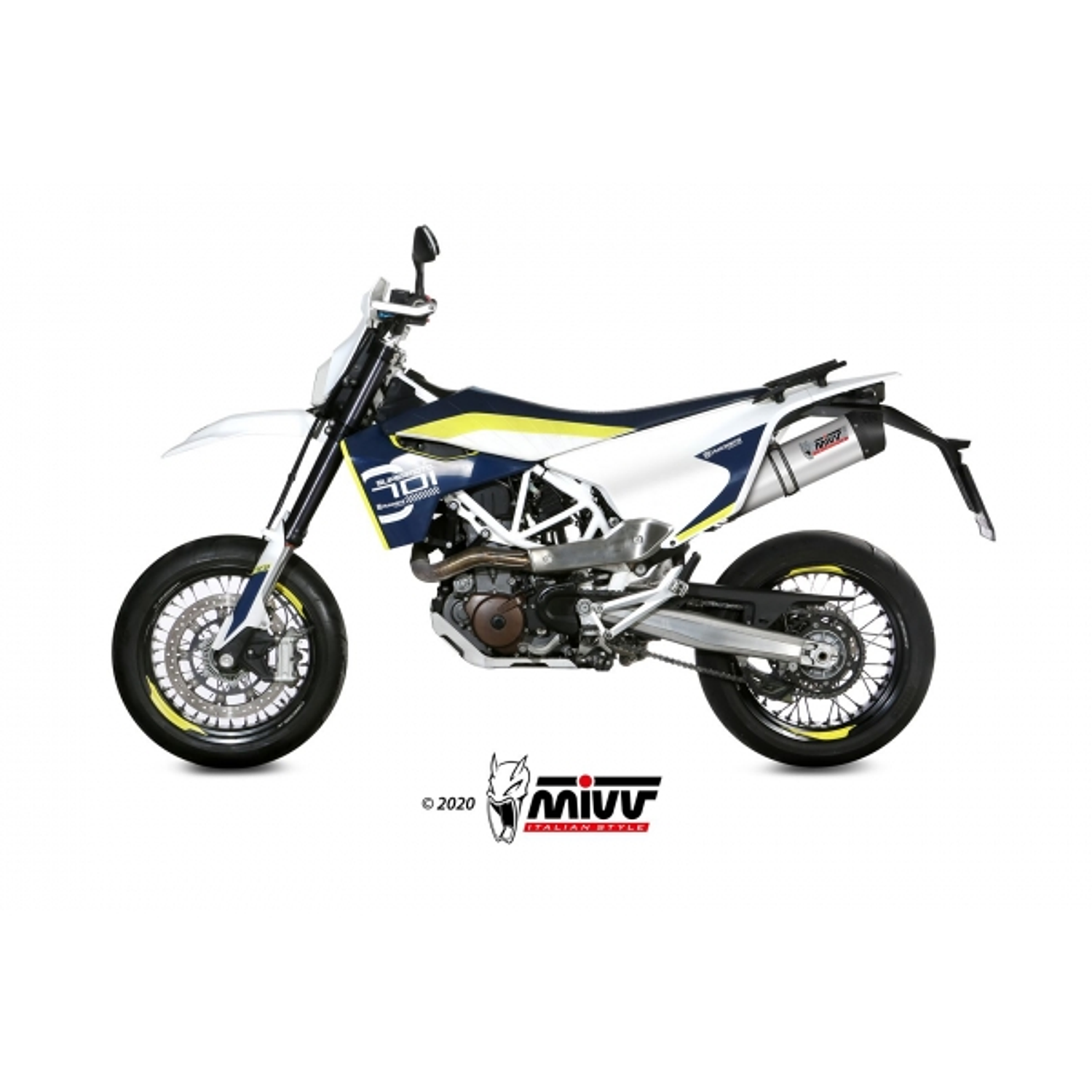 Escape MIVV Husqvarna 701 Enduro / Supermoto 2017-20  1